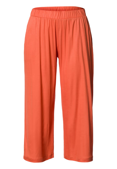 Sleep And Lounge Crop Knit Pants Print | Coral Gold 79386-1279